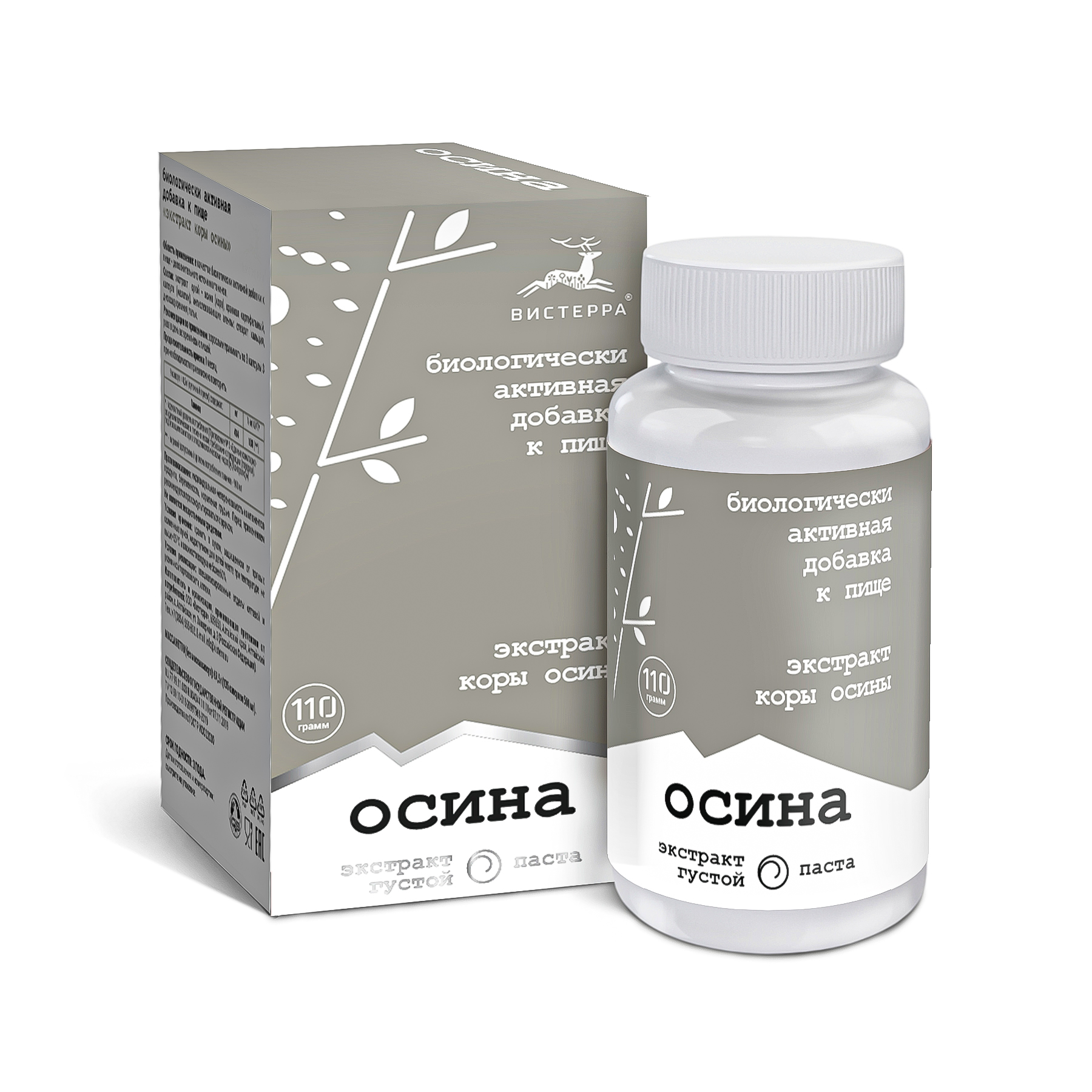 Густой Осина БАД, 110 гр (24 в коробке) 