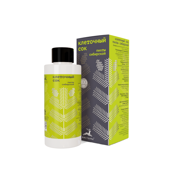 Клеточный сок пихты сибирской, 100 мл. (20 в коробке)