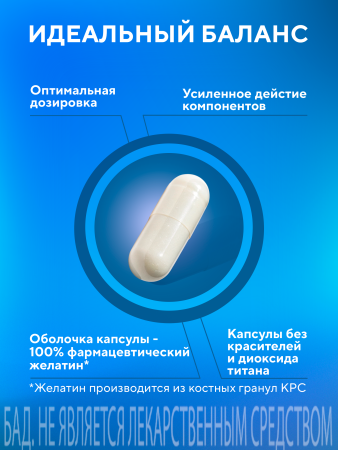 Капсулы Комплекс для Мужского здоровья БАД, 60 шт. (20 в коробке)