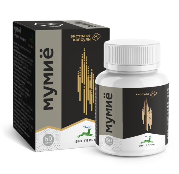 Капсулы Мумиё, 60 шт (24 в коробке)