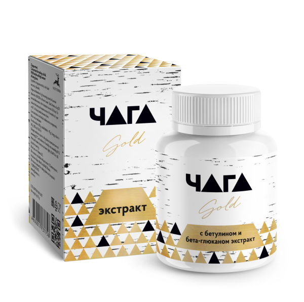 Чага Gold экстракт, 90г (15 шт. в коробке)