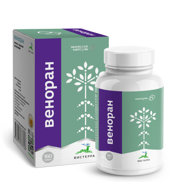 Капсулы Веноран, 180 шт. (80 в коробке)