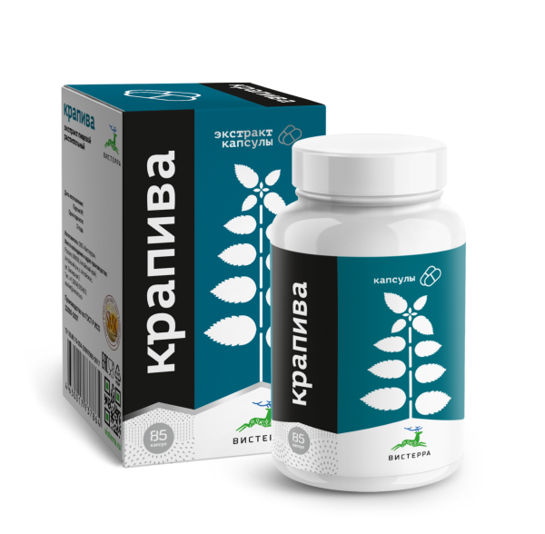 Капсулы Крапива, 85 шт (70 в коробке)