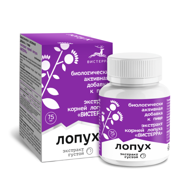 Густой Лопух БАД, 75 мл (24 в коробке)