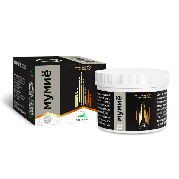 Густой Мумиё, 40 гр (40 в коробке)