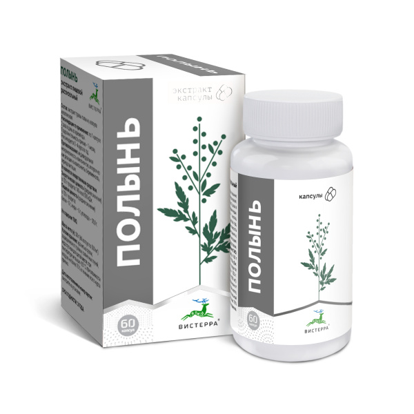 Капсулы экстракт полыни 60 шт. (24 в коробке)