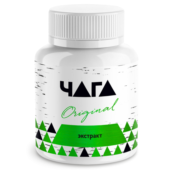 Капсулы Чага Original экстракт БАД, 60 шт (24 в коробке)