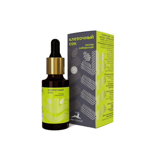 Клеточный сок пихты сибирской, 30 мл. (54 в коробке)