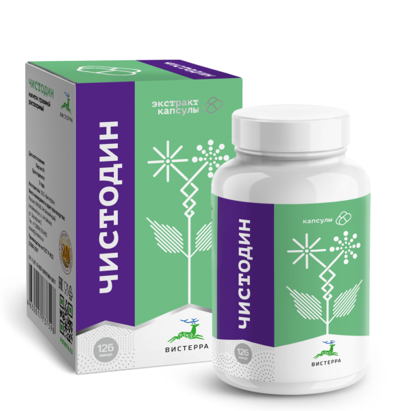 Капсулы Чистодин, 126 шт. (120 в коробке)