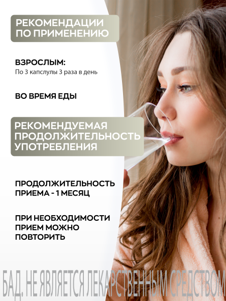 Капсулы экстракт коры осины БАД 60 шт. (24 в коробке)
