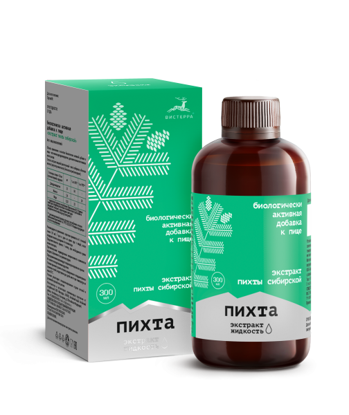 Пихта сибирская без подсластителей БАД (0,3 л) (20 в коробке)