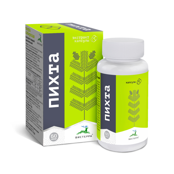 Капсулы экстракт пихты сибирской 60 шт. (24 в коробке)