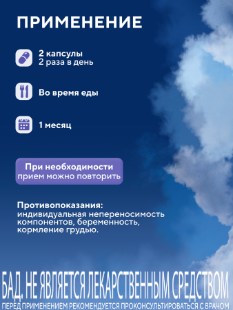 Капсулы Магний+В6 БАД, 120 шт. (20 в коробке)