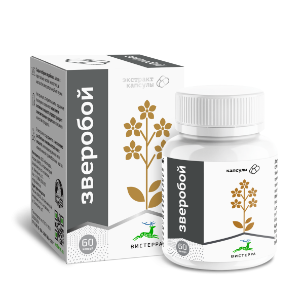 Капсулы экстракт зверобоя 60 шт. (24 в коробке)