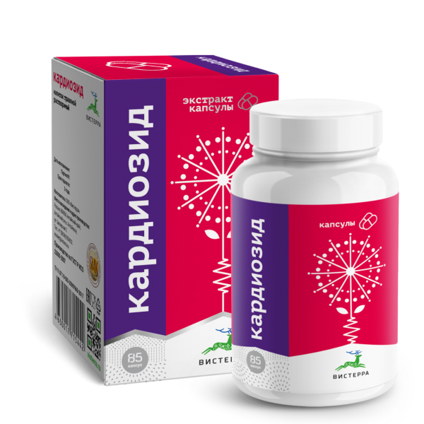 Капсулы Кардиозид, 85 шт. (70 в коробке)