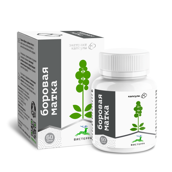 Капсулы экстракт боровой матки 60 шт. (24 в коробке)