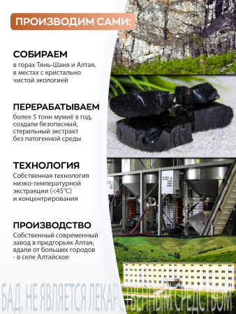 Густой Мумиё БАД, 40 гр (40 в коробке)